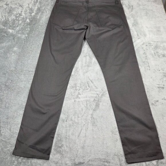 Theory Pants Mens 36 Raffi Slim Fit Thyme Green Twill Stretch Trousers Preppy NE - Picture 6 of 9